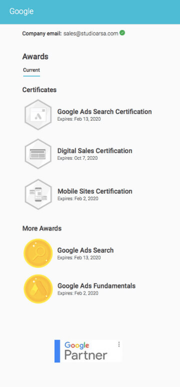 Certificados Arsa Mobile